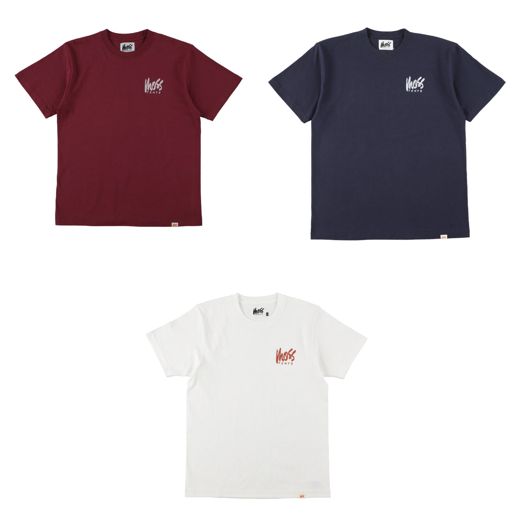 NEW COLOR!  moss TENTS LOGO T SHIRT