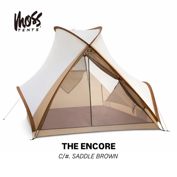 MOSS THE ENCORE | 2026限定 SADDLE BROWN - 4人用自立型テント【MADE