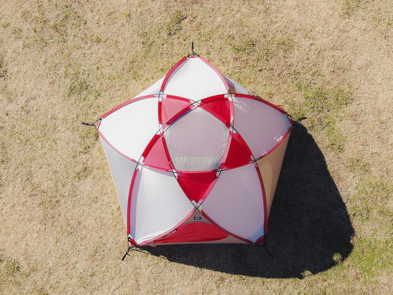 Fu38@ 　MOSS TENTS BIGDIPPER MOSS BIG DIPPER | 5角形自立型テント 2～4人用 復刻レッド【MADE IN