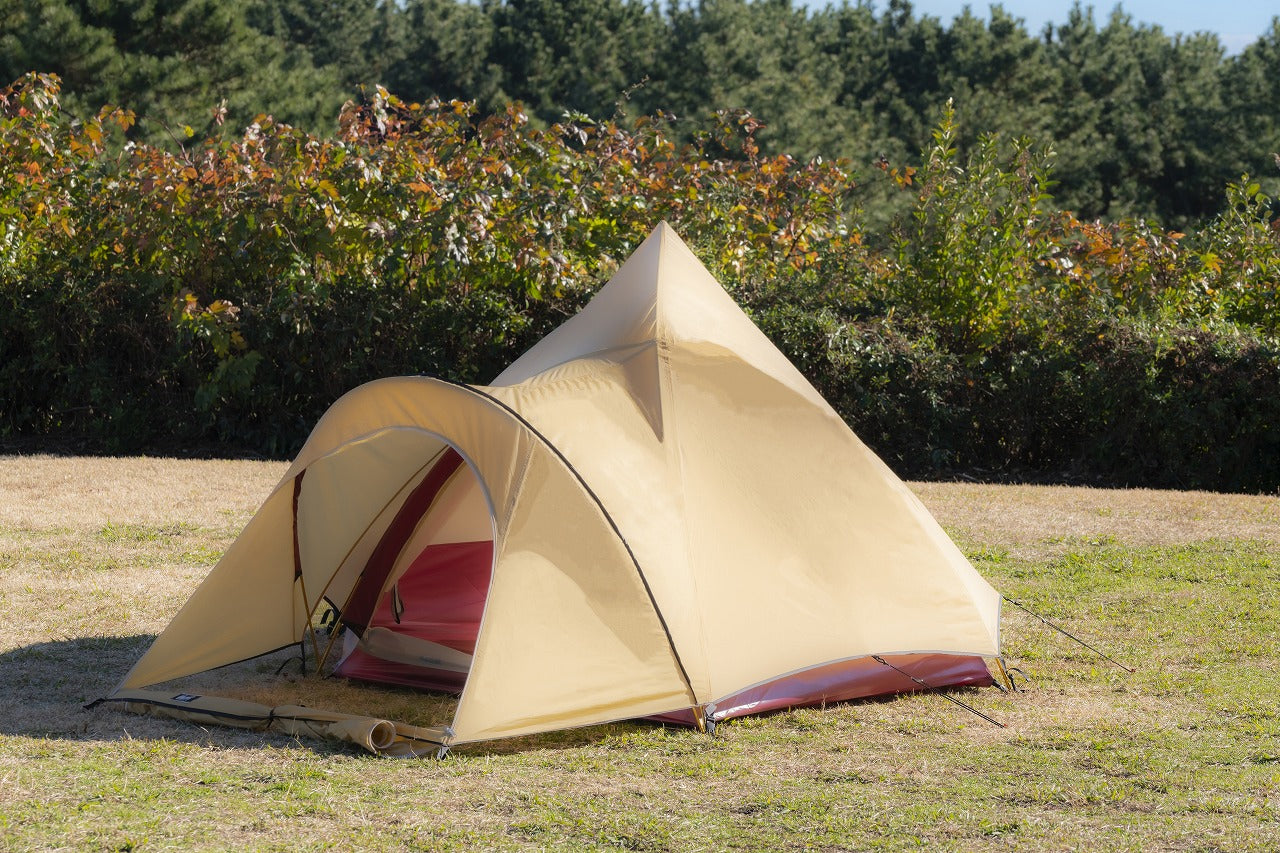 モス　テント　オリンピック THE OLYMPIC」風雪に耐える、4シーズン対応の自立型テント