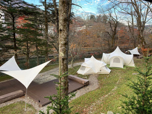 MOSS TENTS PENTAWING LARGE 設営風景